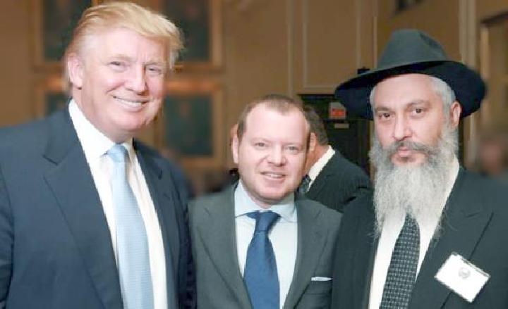 Дональд Трамп и рав Зальцман (Канада)